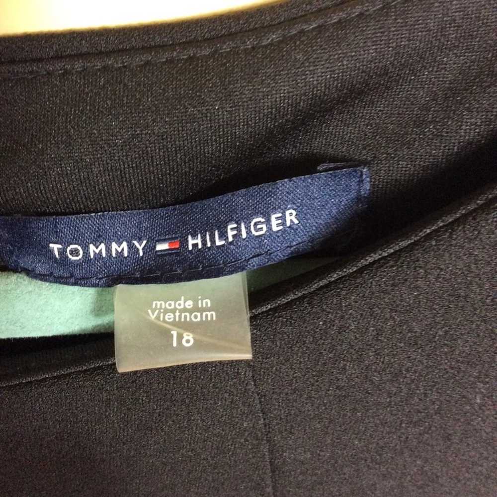 Tommy Hilfiger black cap sleeve dress. Stretch si… - image 5