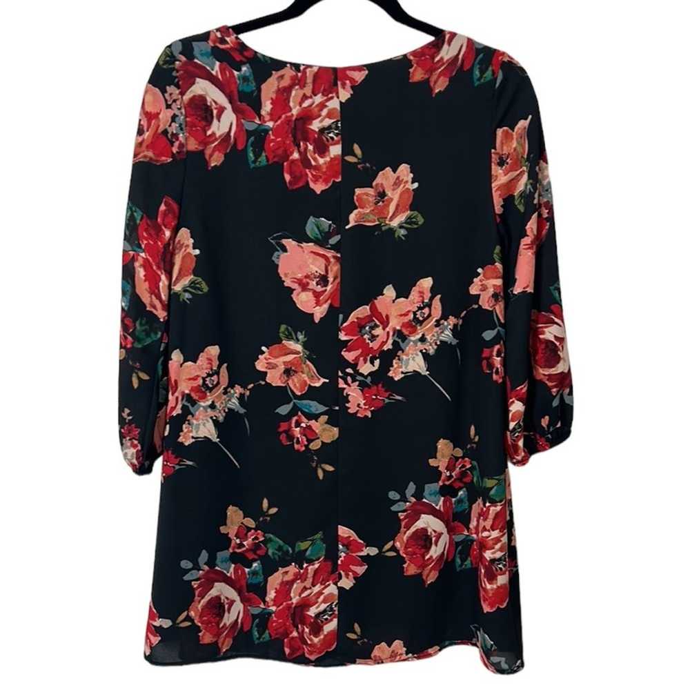 Everly Anthropologie Floral Print Long Sleeve Dre… - image 4
