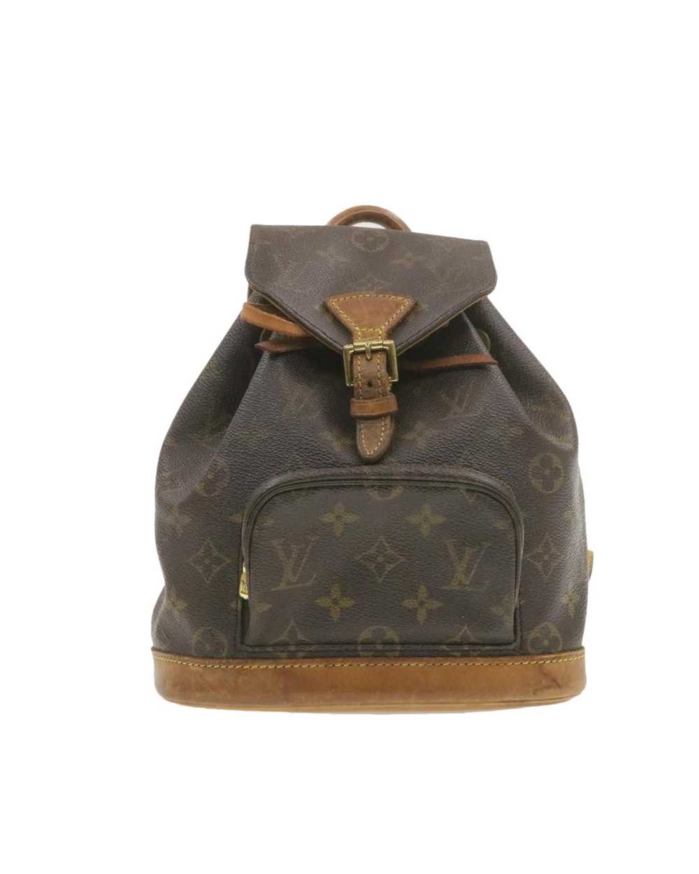 Louis Vuitton MCM PVC Leather Boston Bag with Sho… - image 2