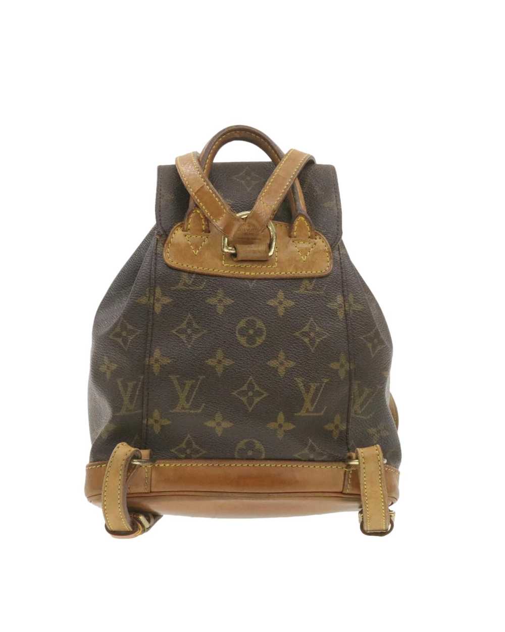 Louis Vuitton MCM PVC Leather Boston Bag with Sho… - image 3