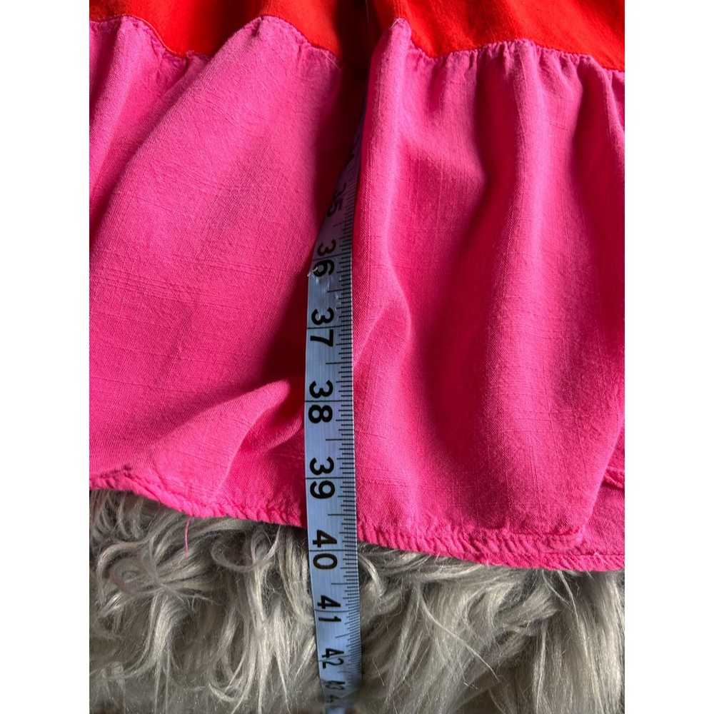 Jodifl Colorblock Smocked Ruffle Tiered Midi Dres… - image 11