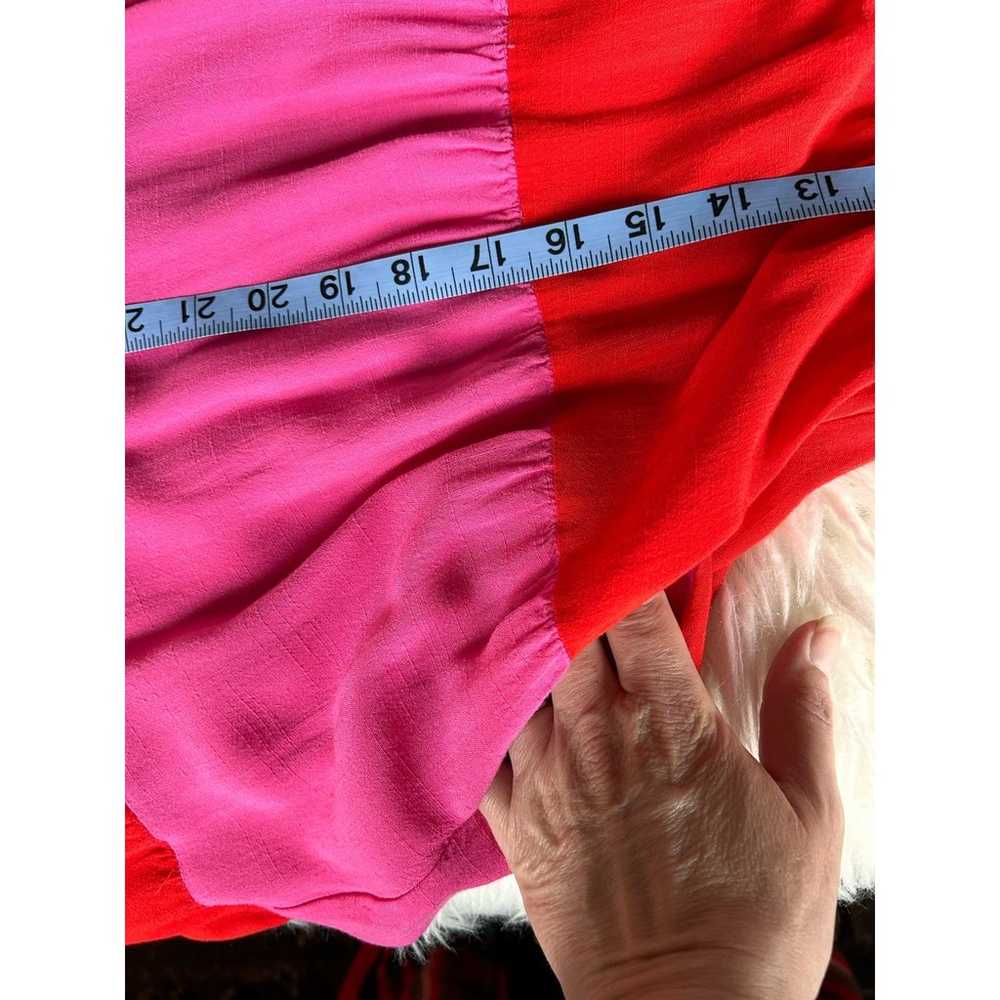 Jodifl Colorblock Smocked Ruffle Tiered Midi Dres… - image 12