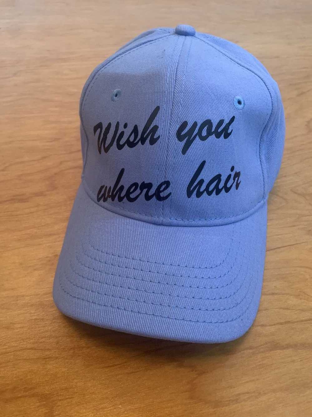 Dad Hat × Other × Vintage Wish You Where Hair Fun… - image 1