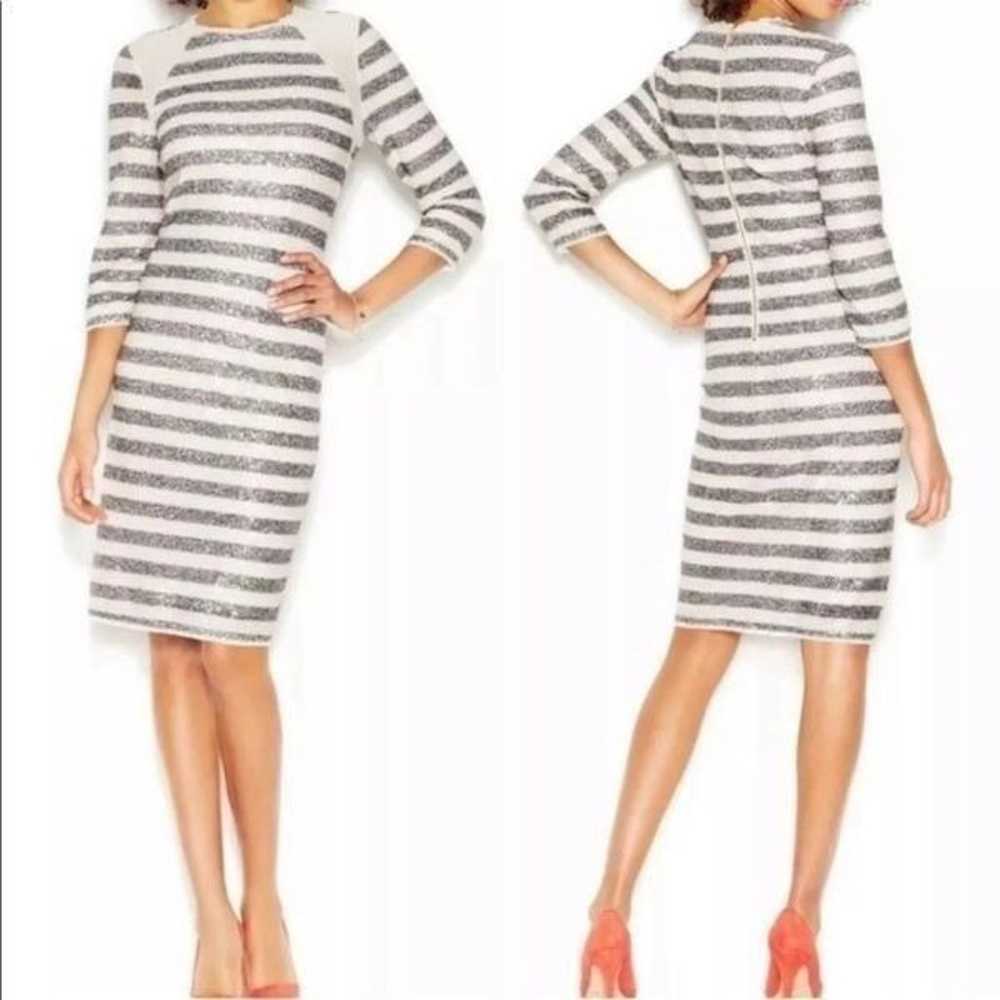 Rachel Roy Sequin Stripe Dress - image 1