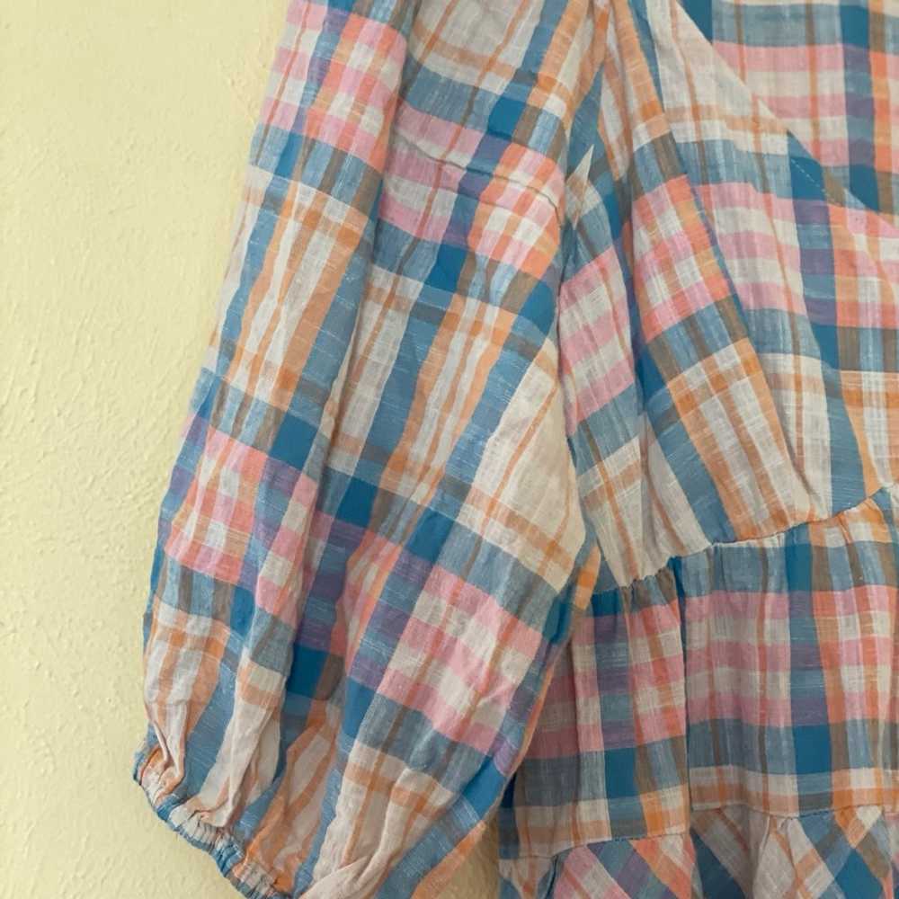 DREW Anthropologie Plaid Dress Sz-M - image 4