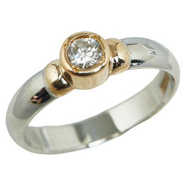Other Other Platinum & 18k Gold Diamond Ring - image 1