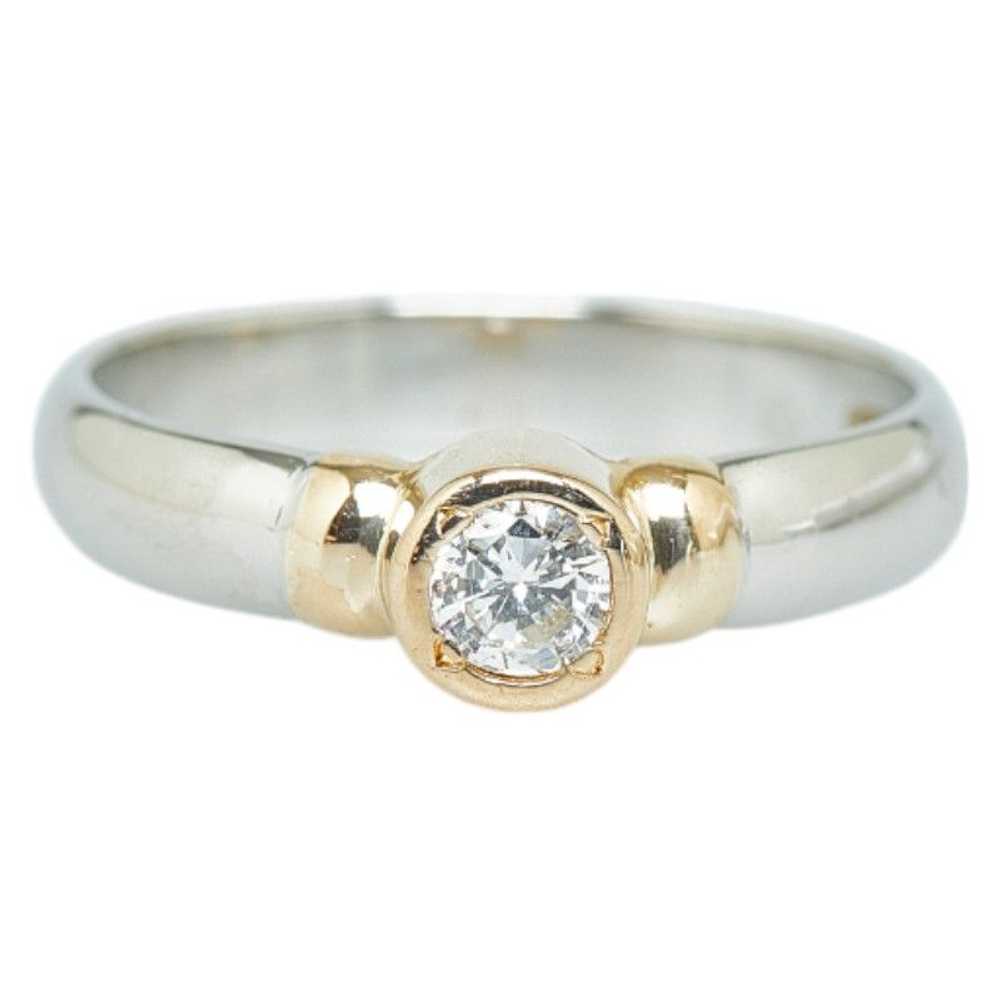 Other Other Platinum & 18k Gold Diamond Ring - image 2