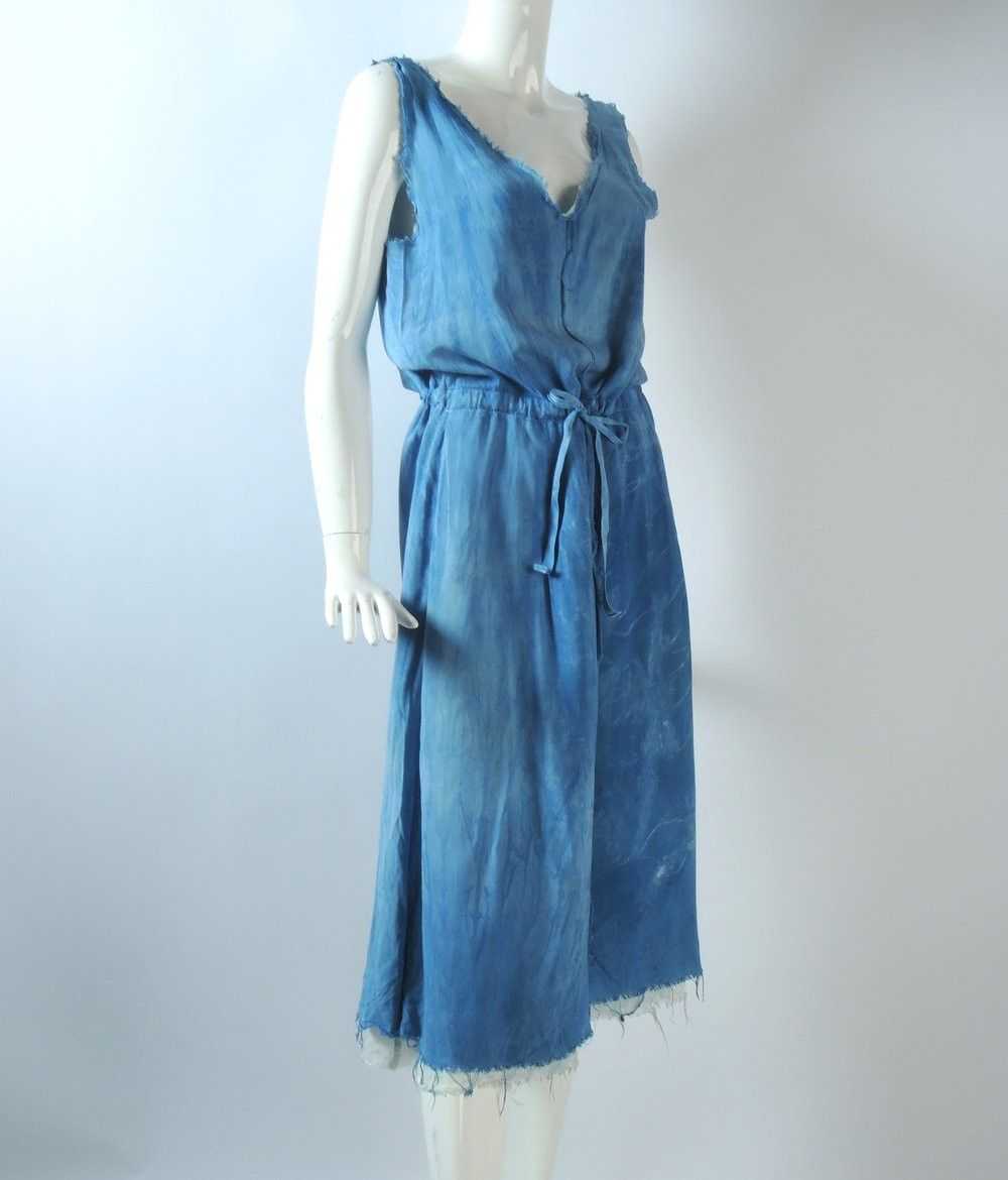 Maison Margiela o1smst1ft0424 Washed Dress in Blue - image 3