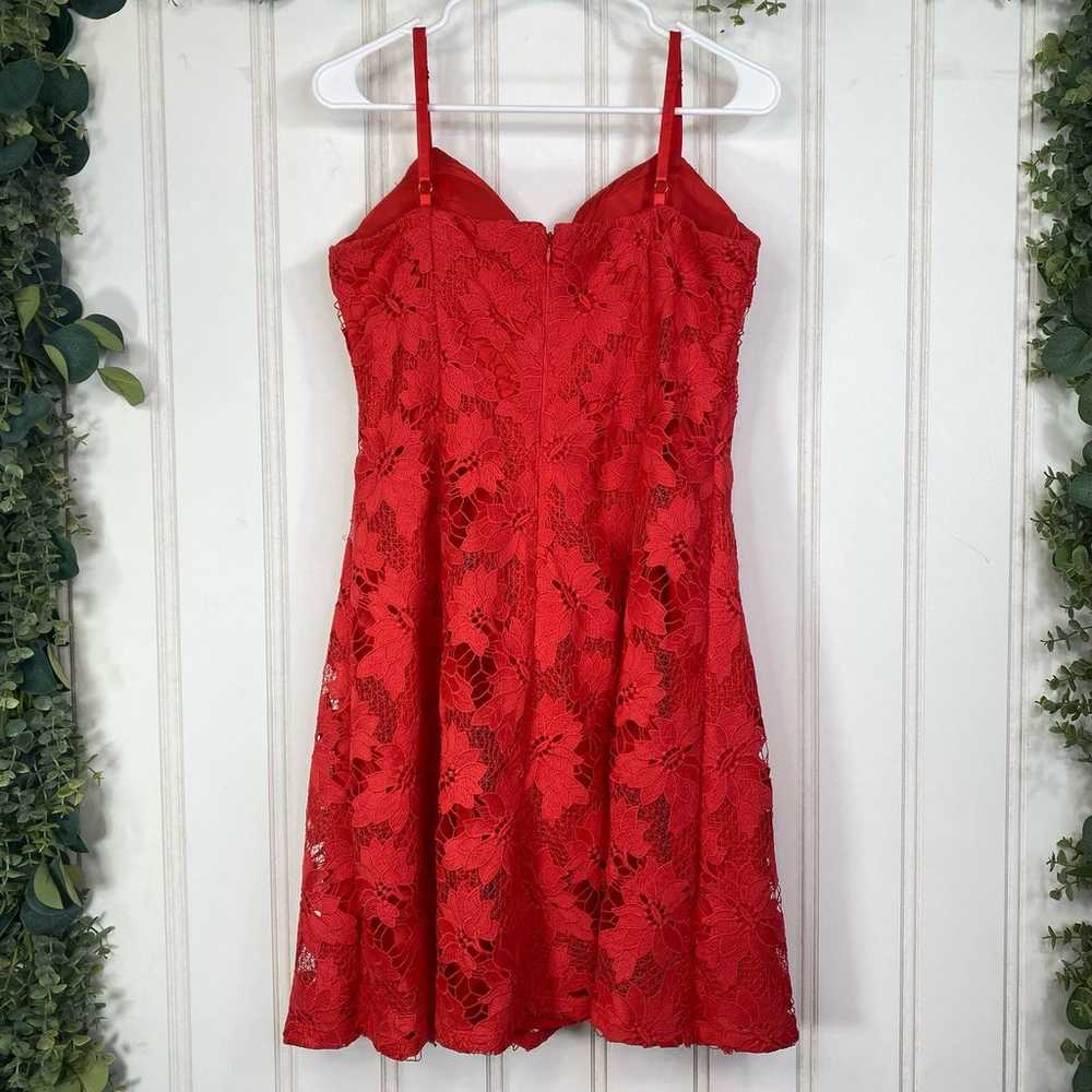 Guess Red Lace Mini Dress - size 10 - image 2