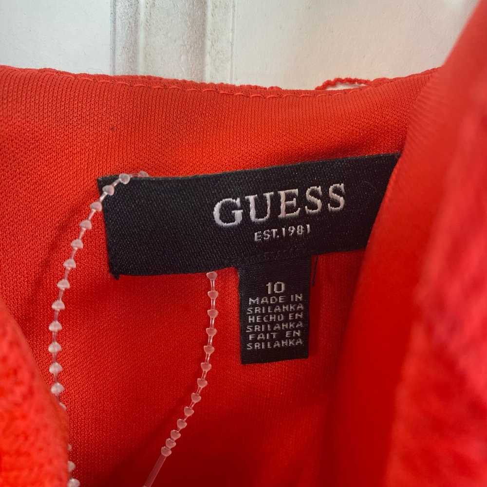 Guess Red Lace Mini Dress - size 10 - image 7