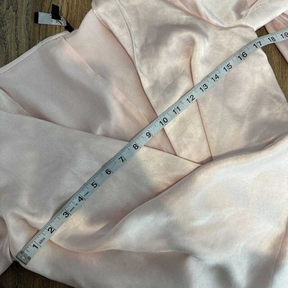 Lulus As Always Pink Satin Mini Dress Womans size… - image 12