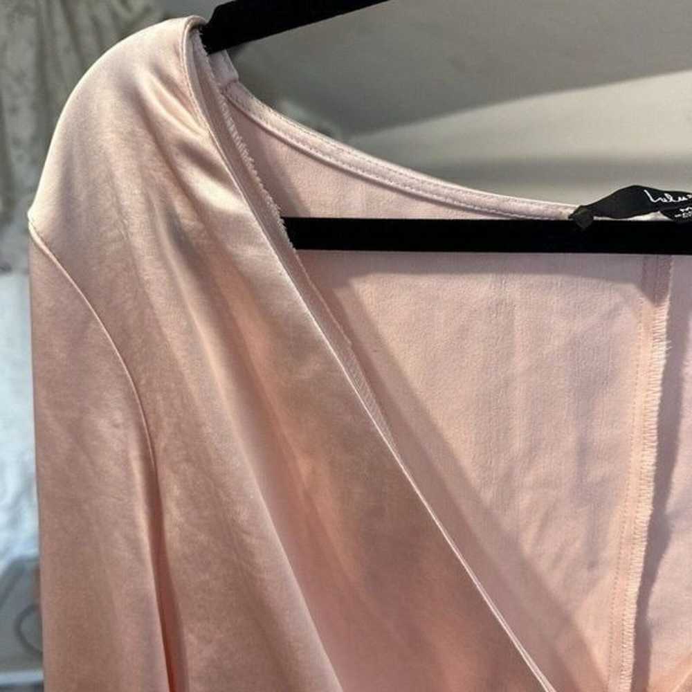 Lulus As Always Pink Satin Mini Dress Womans size… - image 7