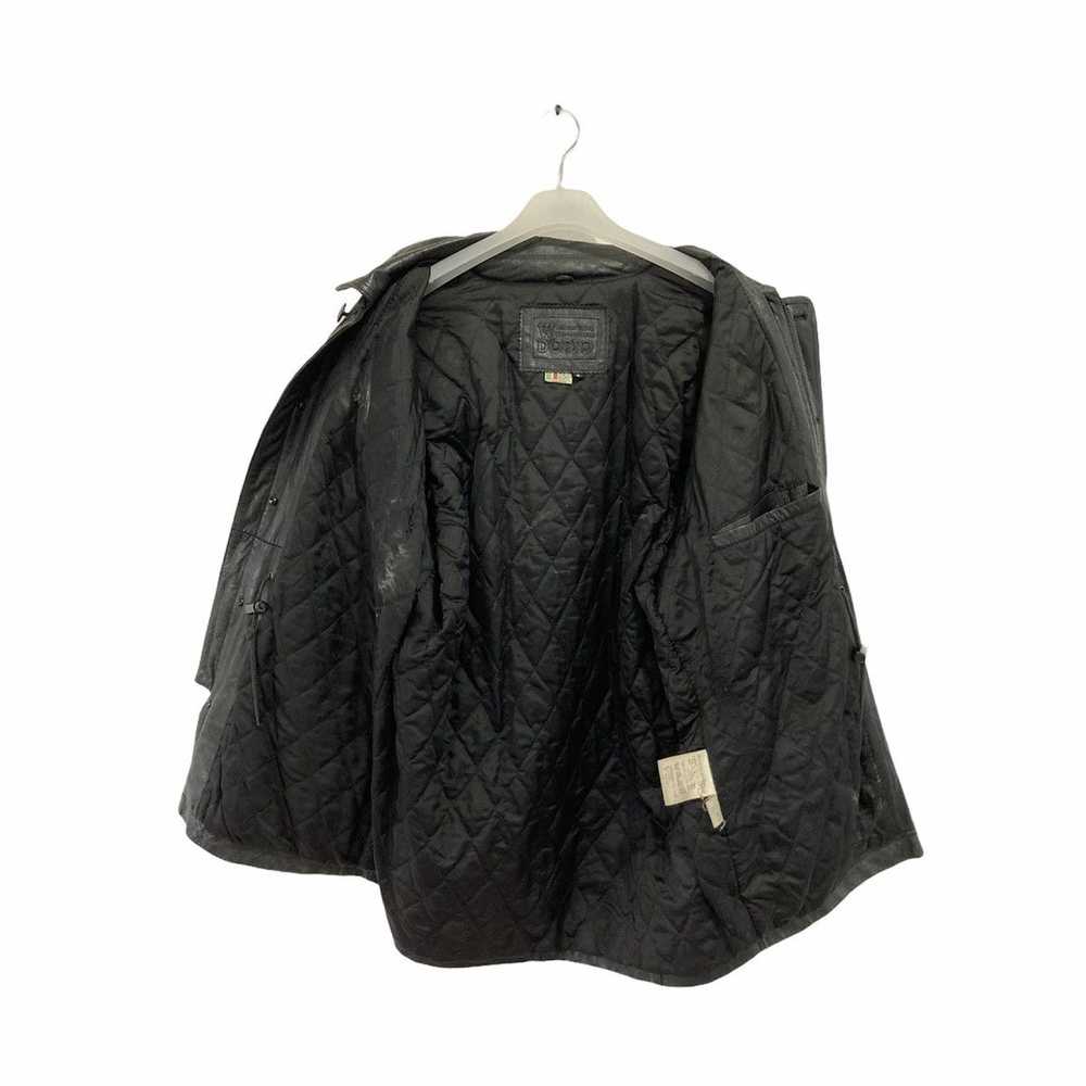 Italian Designers × Leather Jacket Dopio Italian … - image 10