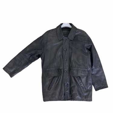 Italian Designers × Leather Jacket Dopio Italian … - image 1