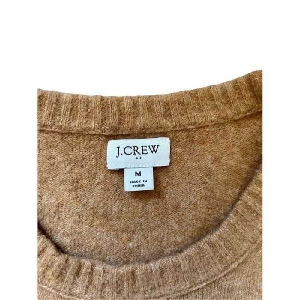 J Crew Sweater Dress Long Sleeves Tan size M - image 9