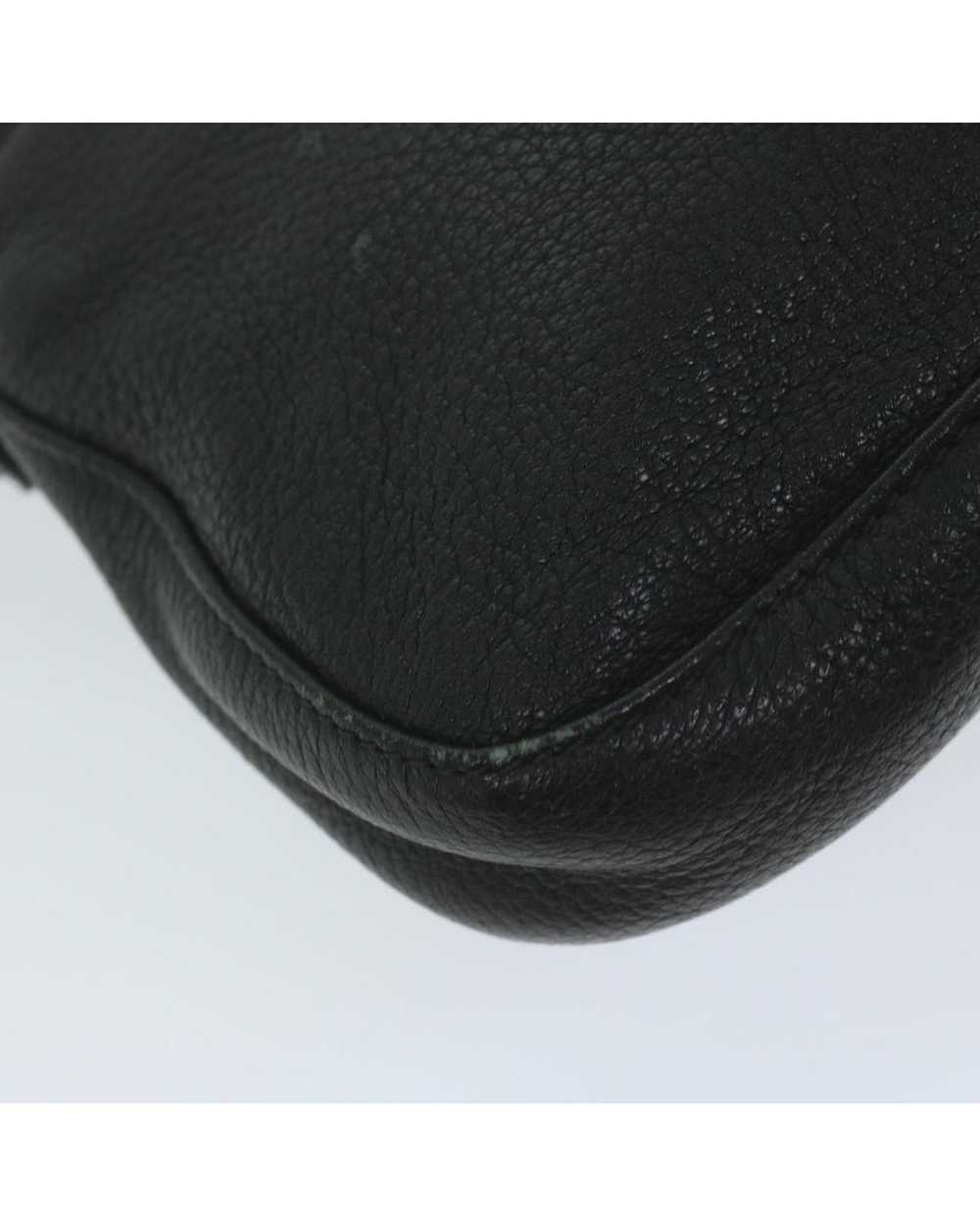 Fendi Black Leather Chain Shoulder Bag by Italian… - image 10