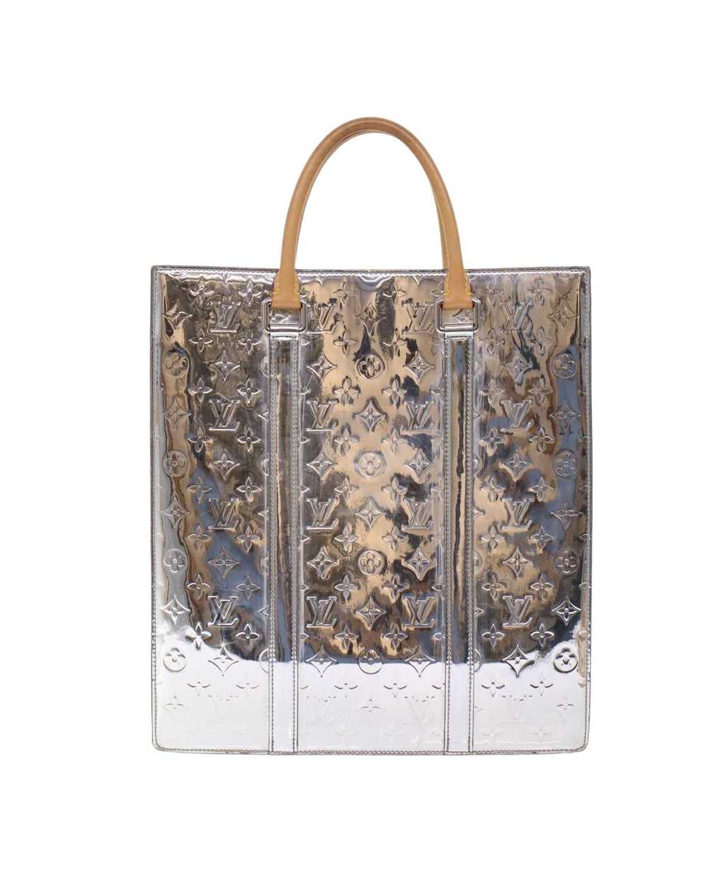 Louis Vuitton Monogram Miroir Silver Hand Bag 2way - image 2