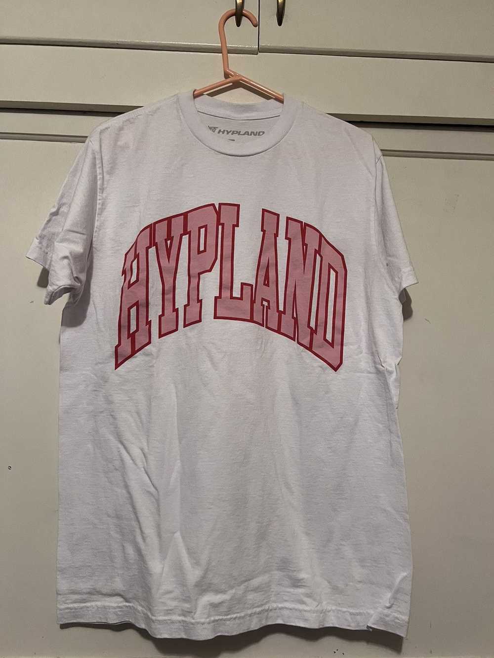 Hypland Hypland White Pink College Arch Tee Men’s… - image 1