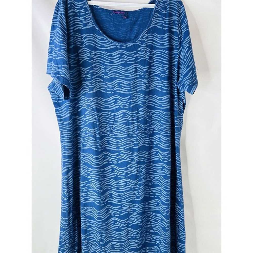 Fresh Produce womens 1XL Cotton Short Sleeve Midi… - image 3