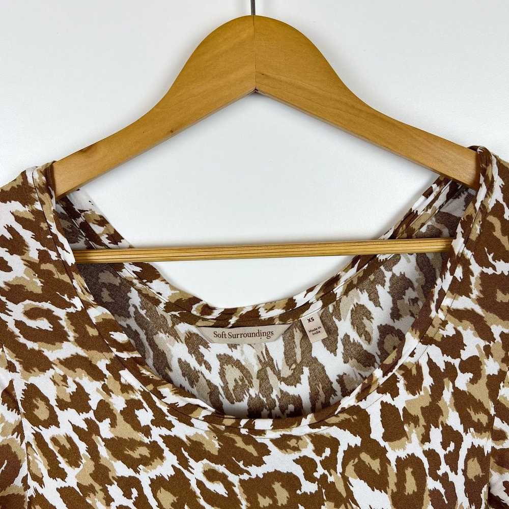 Soft Surroundings Kara Maxi Dress with Ruffle Whi… - image 3