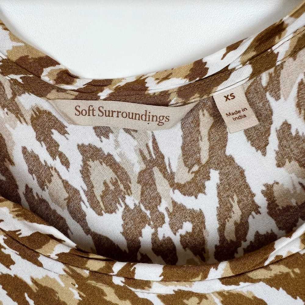 Soft Surroundings Kara Maxi Dress with Ruffle Whi… - image 9