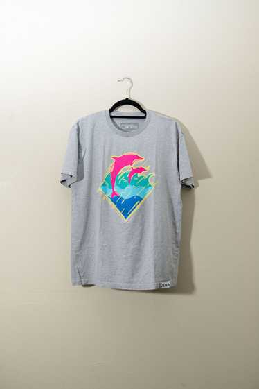 Pink Dolphin Pink Dolphin Diamond Graphic Gray Tee