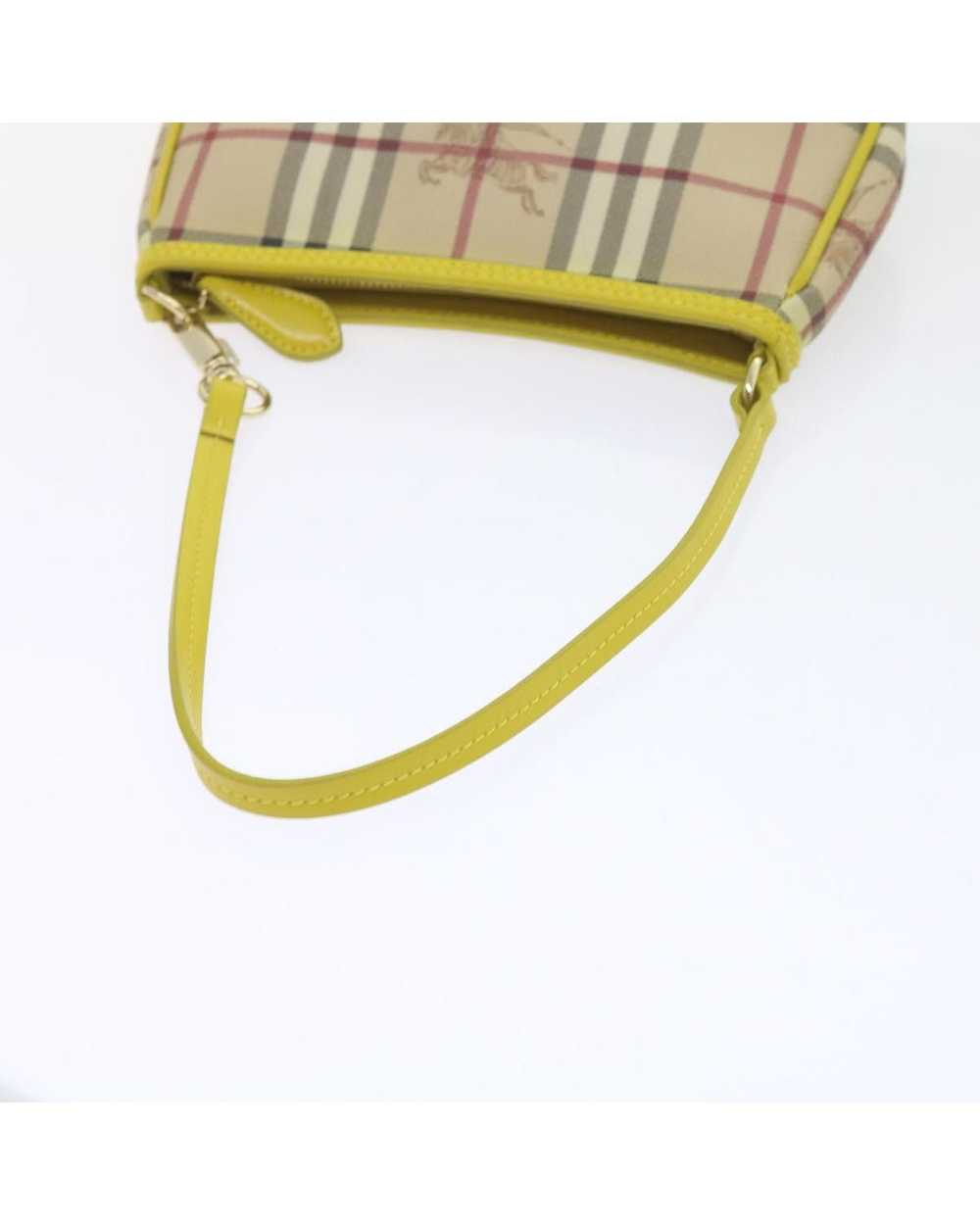 Burberry Beige PVC Leather Accessory Pouch with N… - image 7