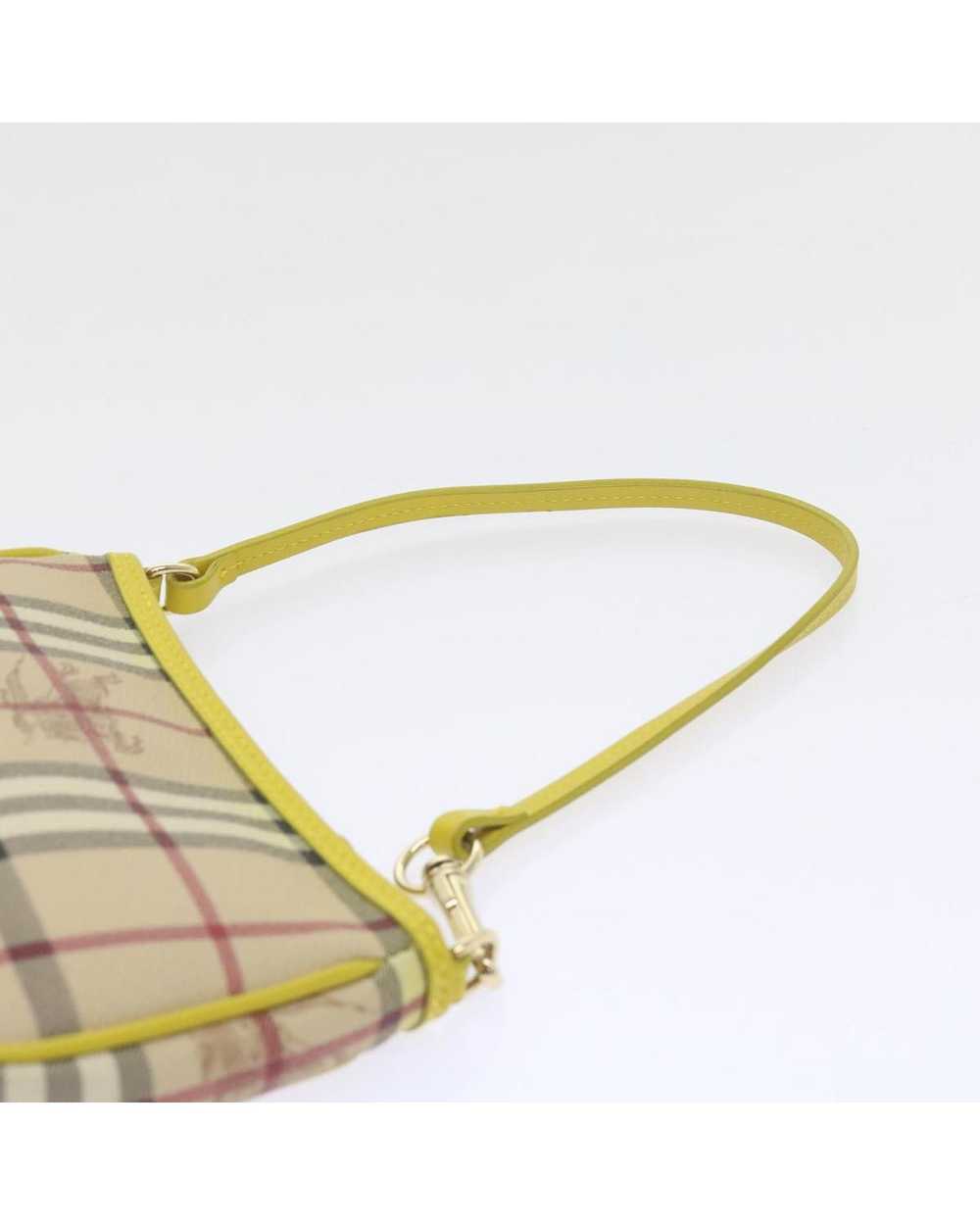 Burberry Beige PVC Leather Accessory Pouch with N… - image 8