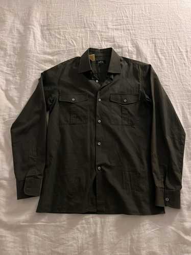 A.P.C. Vintage APC olive button down - size small