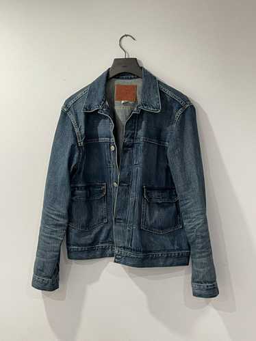 RRL Ralph Lauren Overdale Indigo Denim Trucker Ja… - image 1