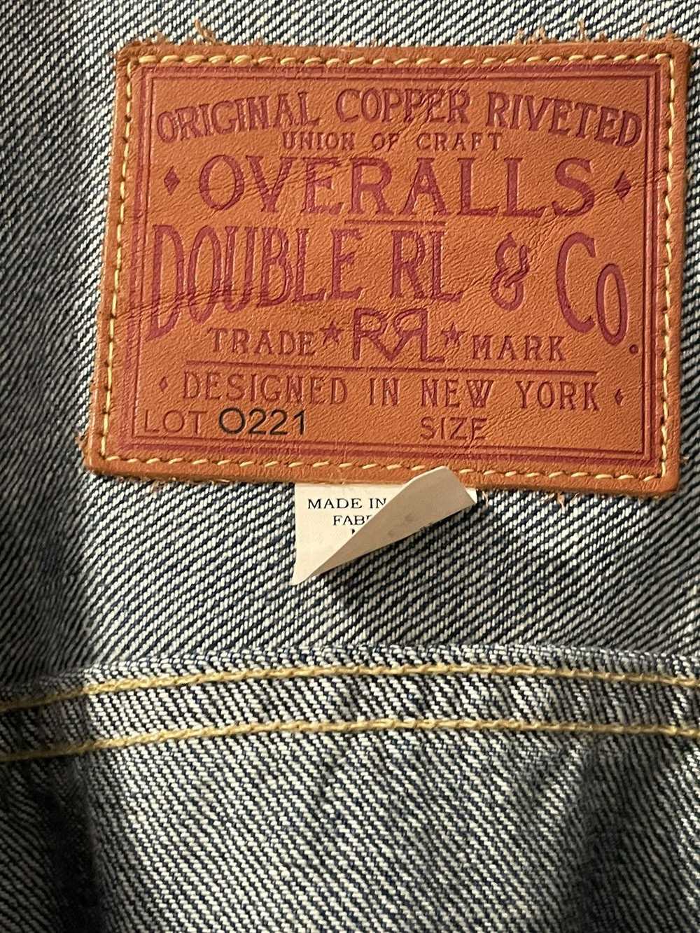 RRL Ralph Lauren Overdale Indigo Denim Trucker Ja… - image 4