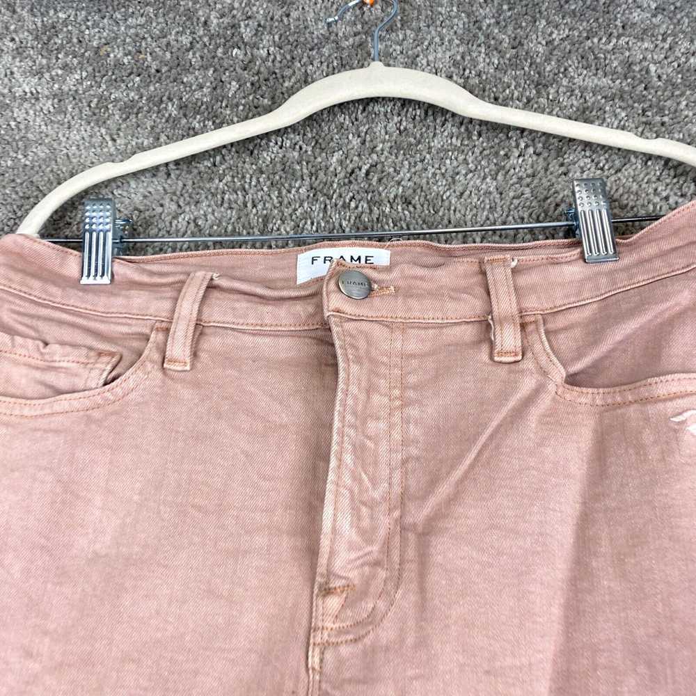 Frame FRAME Denim Mini Skirt Women's 27 Pink Dust… - image 2