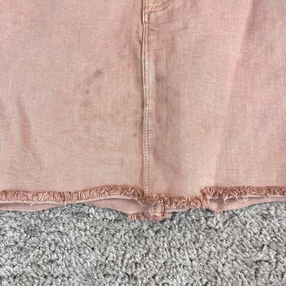 Frame FRAME Denim Mini Skirt Women's 27 Pink Dust… - image 3