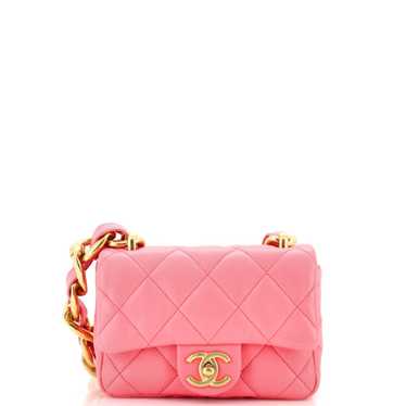CHANEL Funky Town Flap Bag Quilted Lambskin Mini