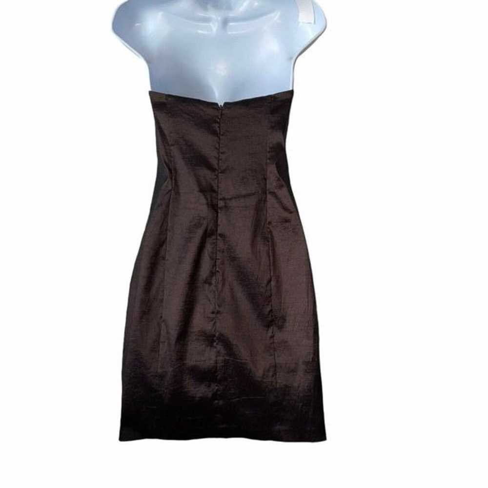 Jessica McClintock Vtg Strapless Bodycon Dress Si… - image 4