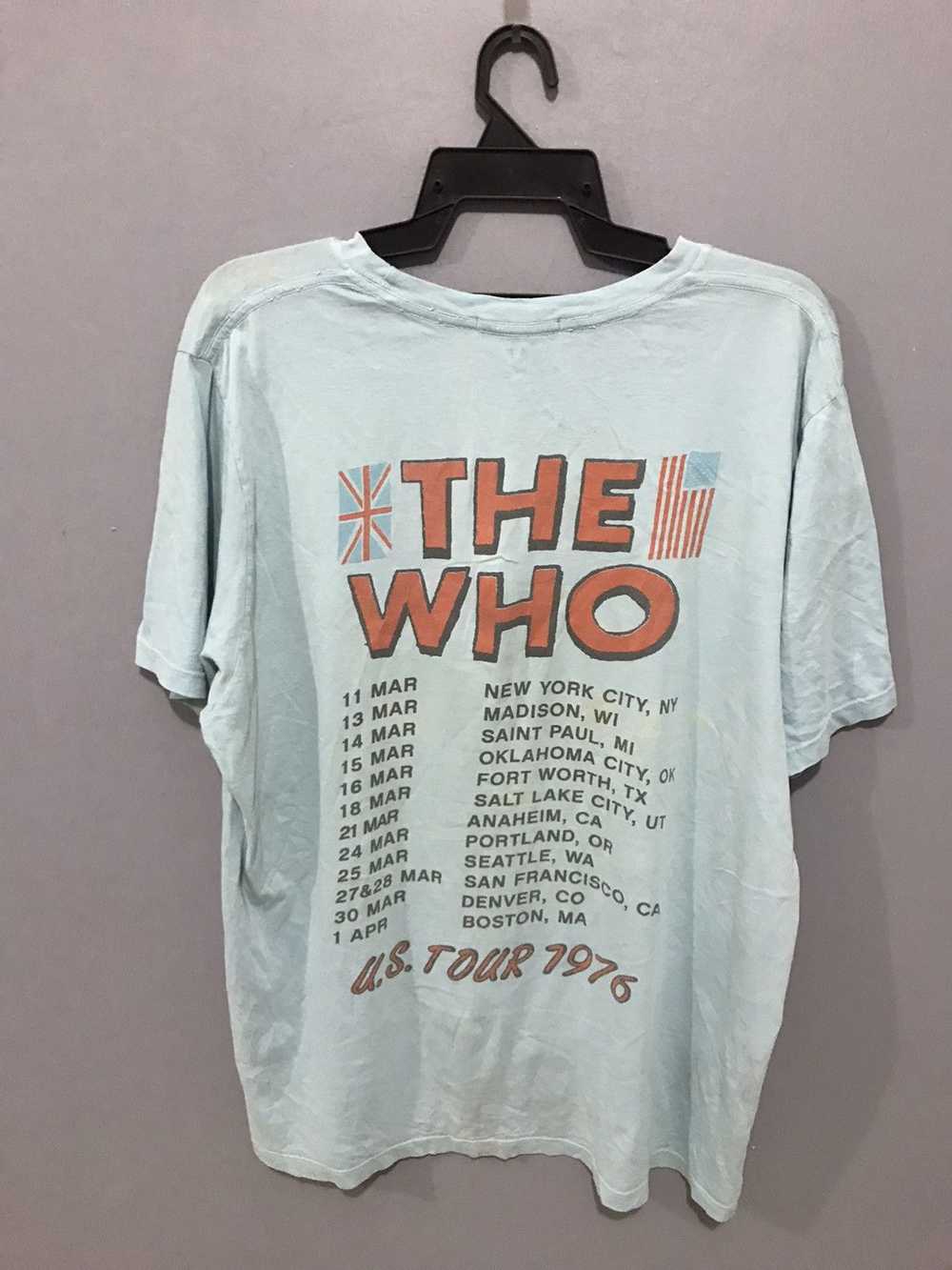 Band Tees × Rock T Shirt × Rock Tees The Who Dist… - image 2