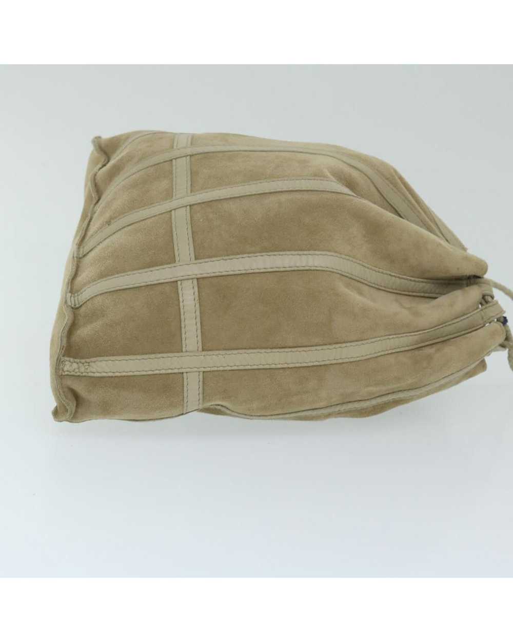 Bottega Veneta Beige Suede Shoulder Bag with Dust… - image 4