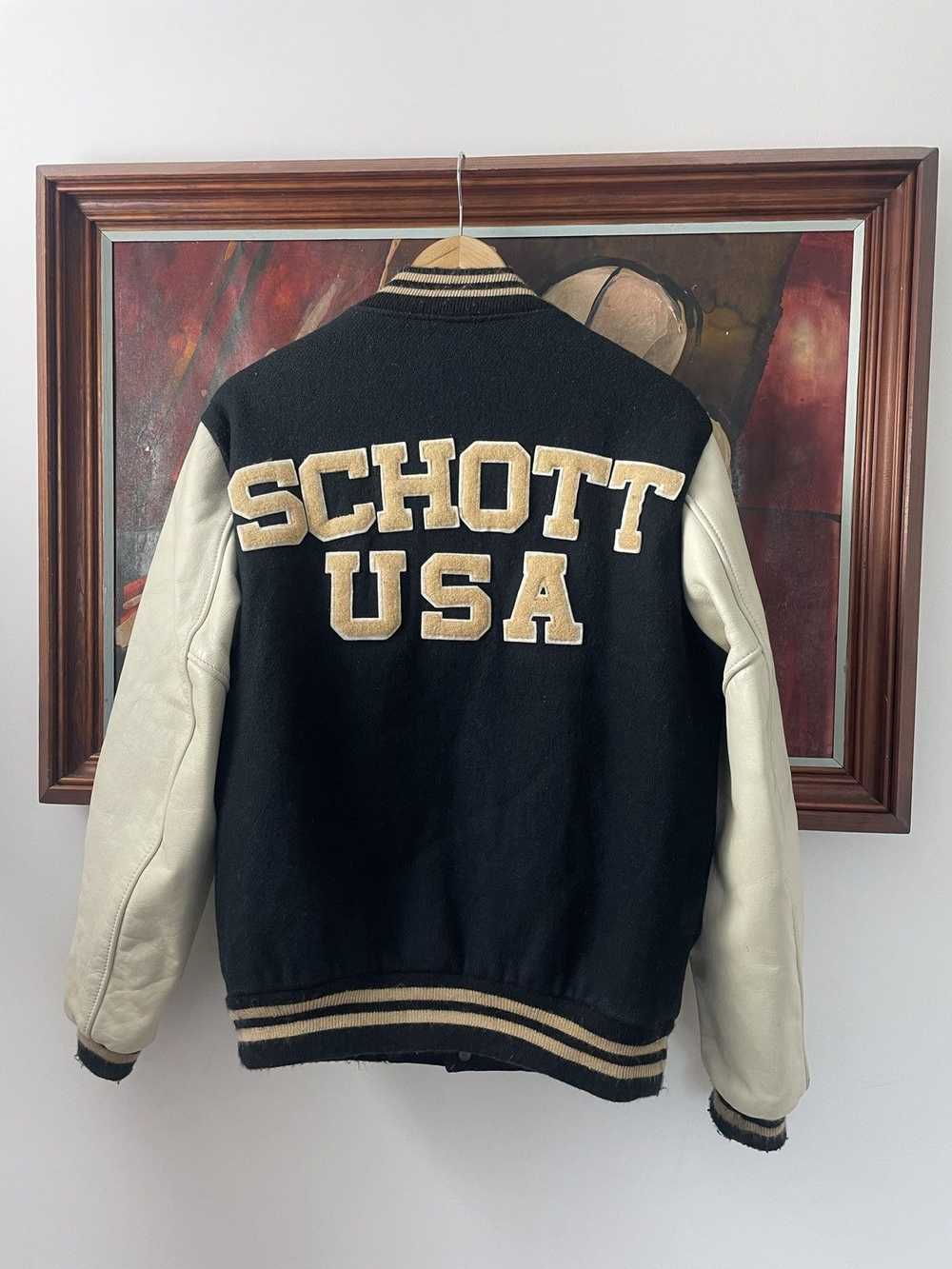 American College × Made In Usa × Schott Schott US… - image 2