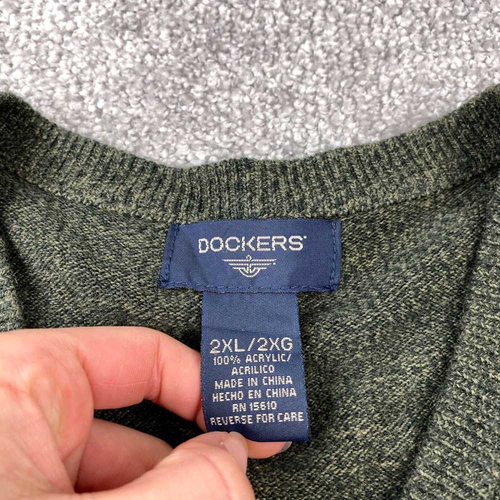 Dockers Dockers Knit Vest Sweater Men's 2XL XXL S… - image 3