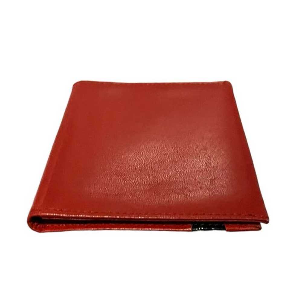 Givenchy GIVENCHY Vintage red Leather Wallet - image 10