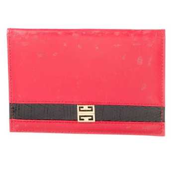 Givenchy GIVENCHY Vintage red Leather Wallet - image 1