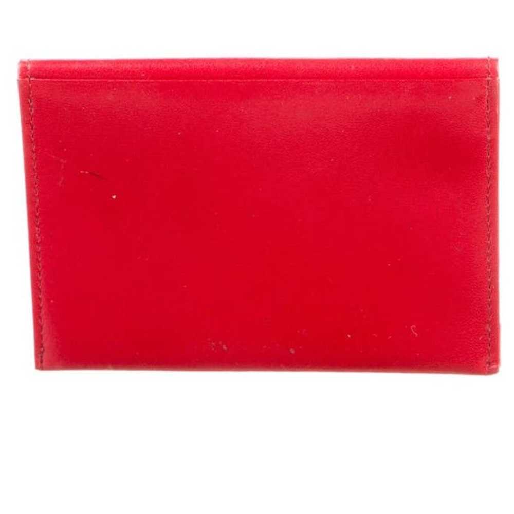 Givenchy GIVENCHY Vintage red Leather Wallet - image 2