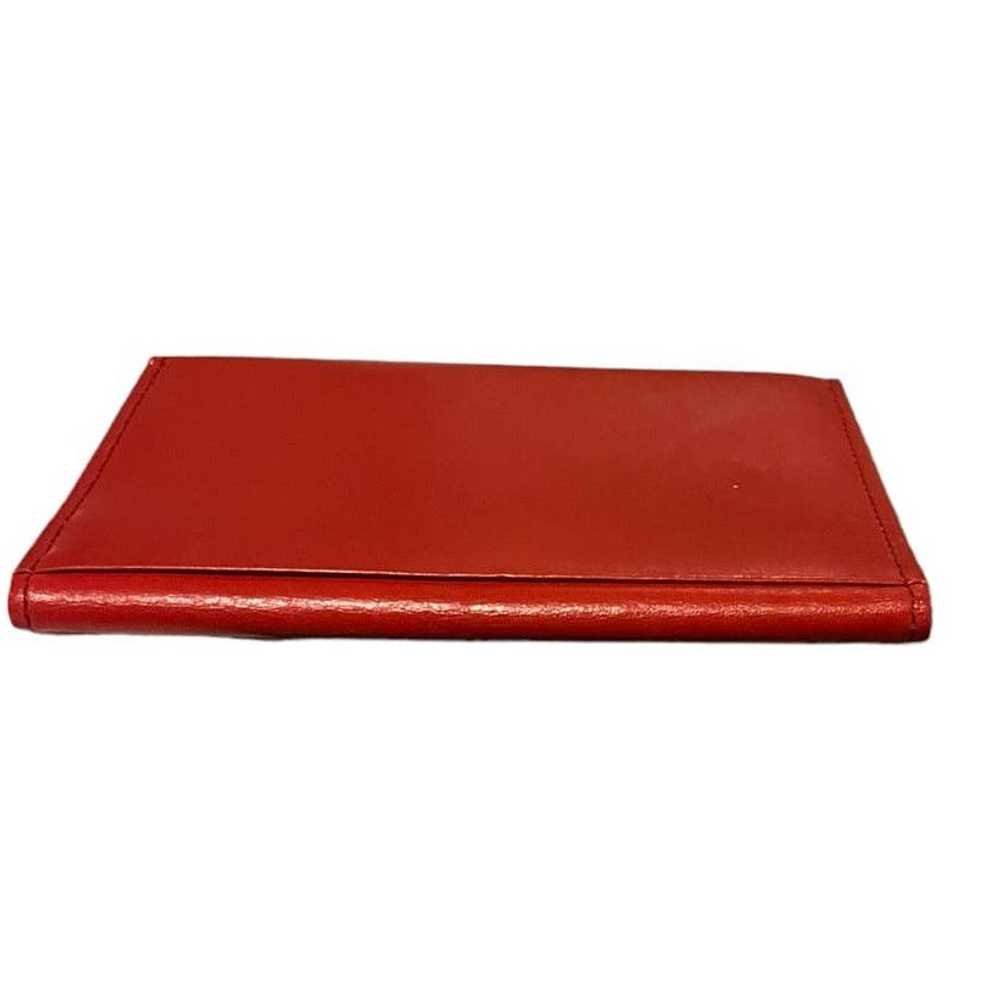 Givenchy GIVENCHY Vintage red Leather Wallet - image 9