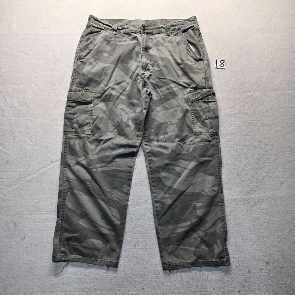 Wrangler Wrangler Cargo Pants Gray Camo Rugged Ou… - image 1