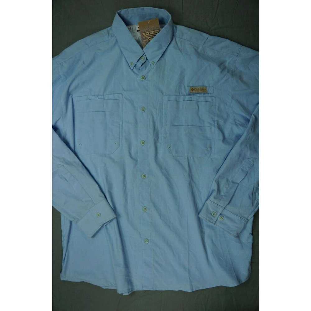 Vintage Columbia Long Sleeve Button Front Vented … - image 2