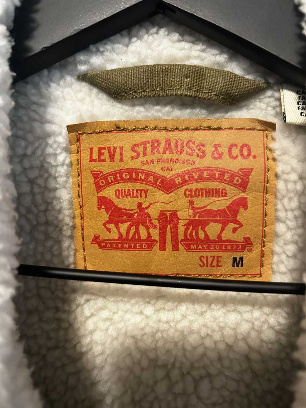 Levi's Levis Sherpa Denim Jacket - image 4
