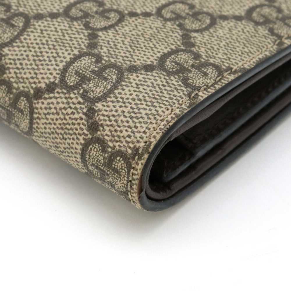 Gucci GUCCI GG Supreme Compact Wallet Bi-fold PVC… - image 3