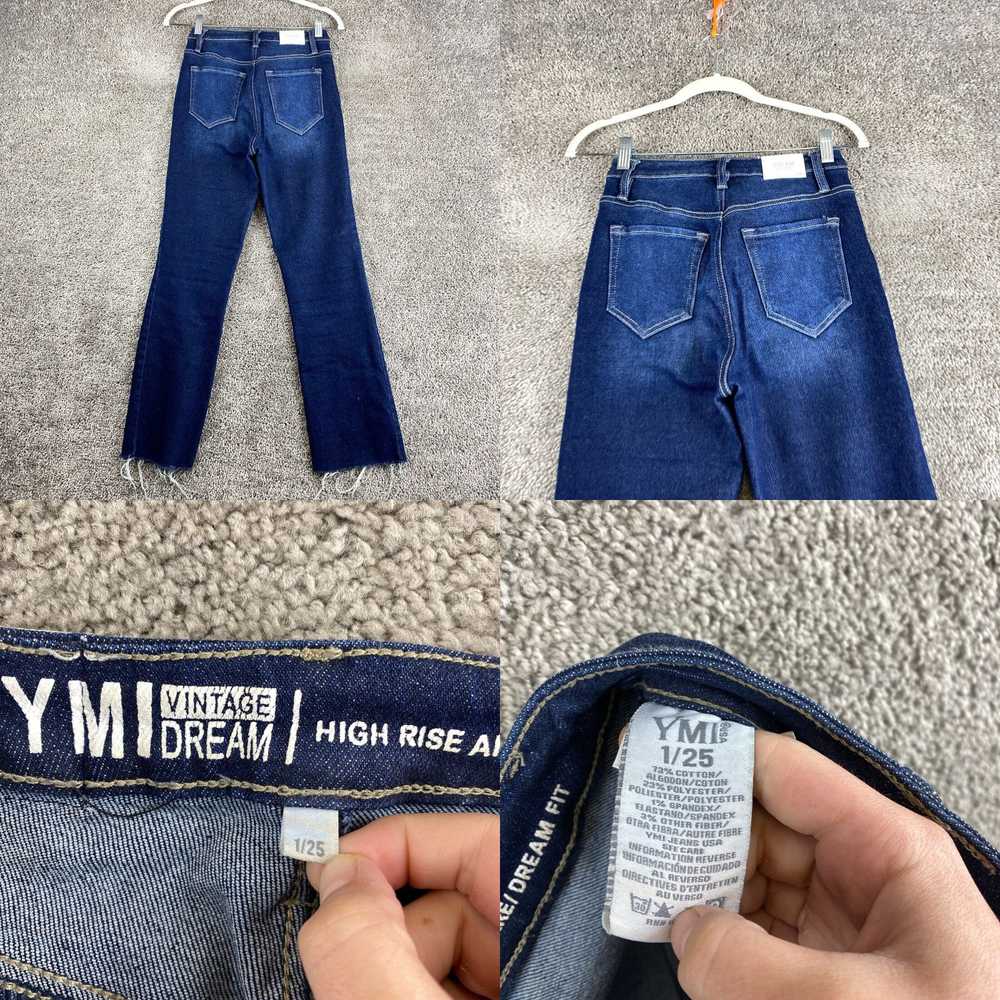 HIGH YMI Vintage Dream Jeans Juniors Size 1 Blue … - image 4