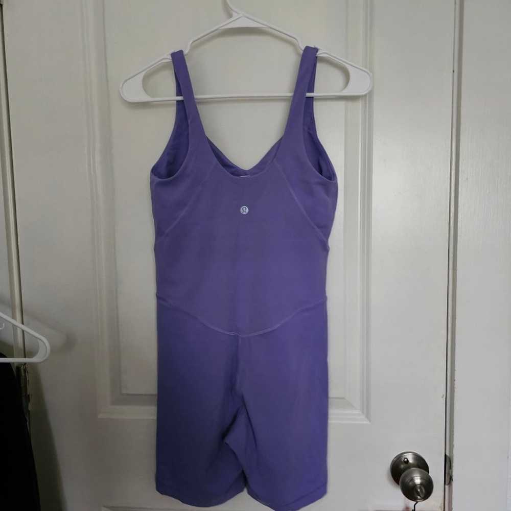 Lululemon Dark Lavender Align Bodysuit Size 6 - image 1