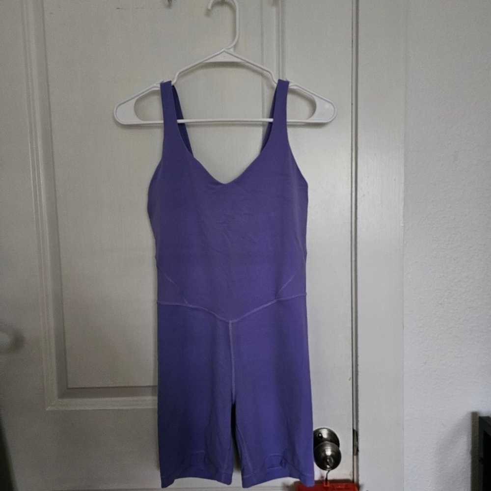Lululemon Dark Lavender Align Bodysuit Size 6 - image 3